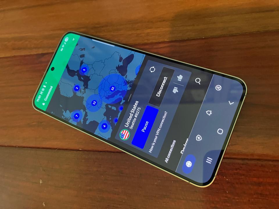 Innovative features, a few missteps 3 NordVPN Android UI