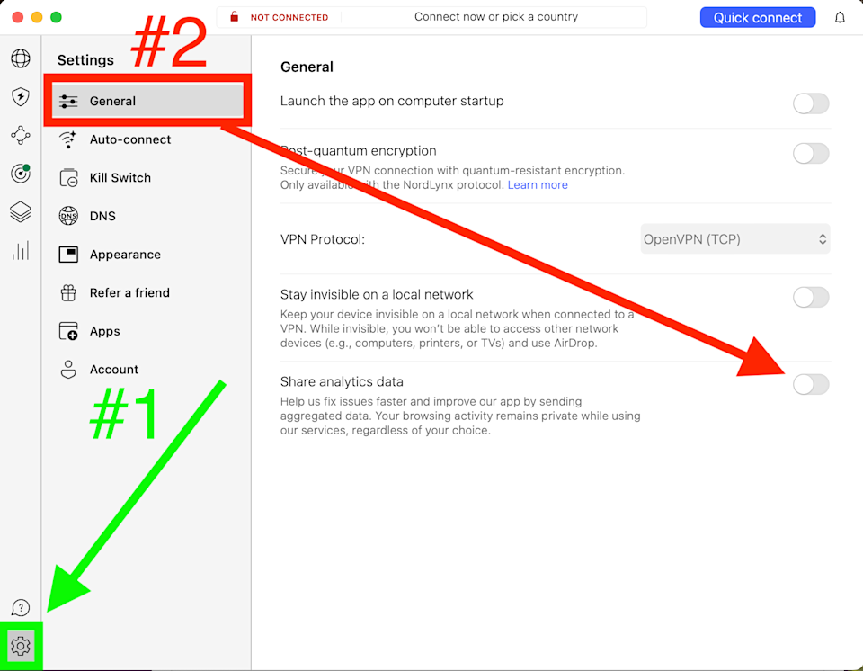 Innovative features, a few missteps 9 NordVPN turn off analytics
