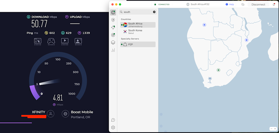 Innovative features, a few missteps 6 NordVPN speed test