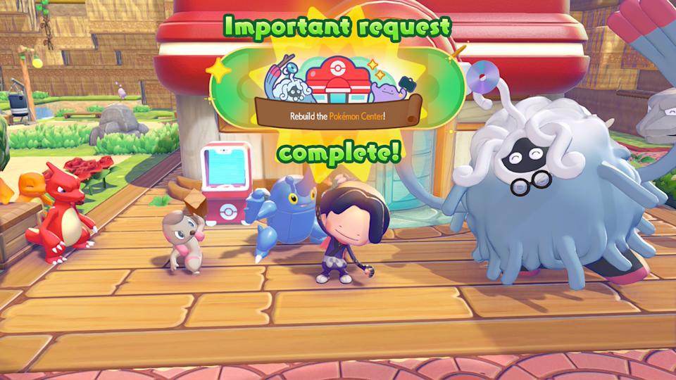 Possibly the most charming Pokémon game yet 4 Just look how happy everyone is when we all work together.