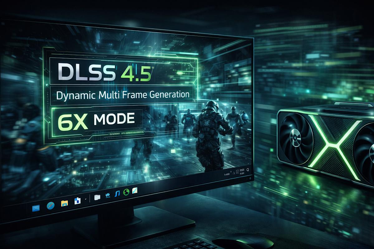 NVIDIA’s DLSS 4.5 Multi Frame Generation tech is now available to boost your Hz
