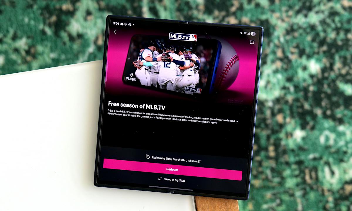 T-Mobile customers have a week to sign up for a free year of MLB.TV