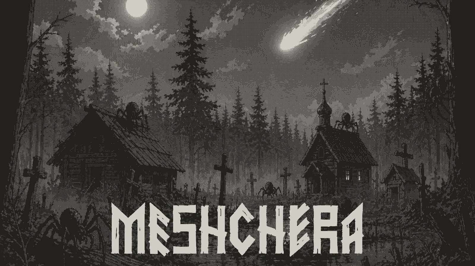 Check Out Meshchera, An Atmospheric Match-Three Game For Playdate Set In A Haunted Marsh