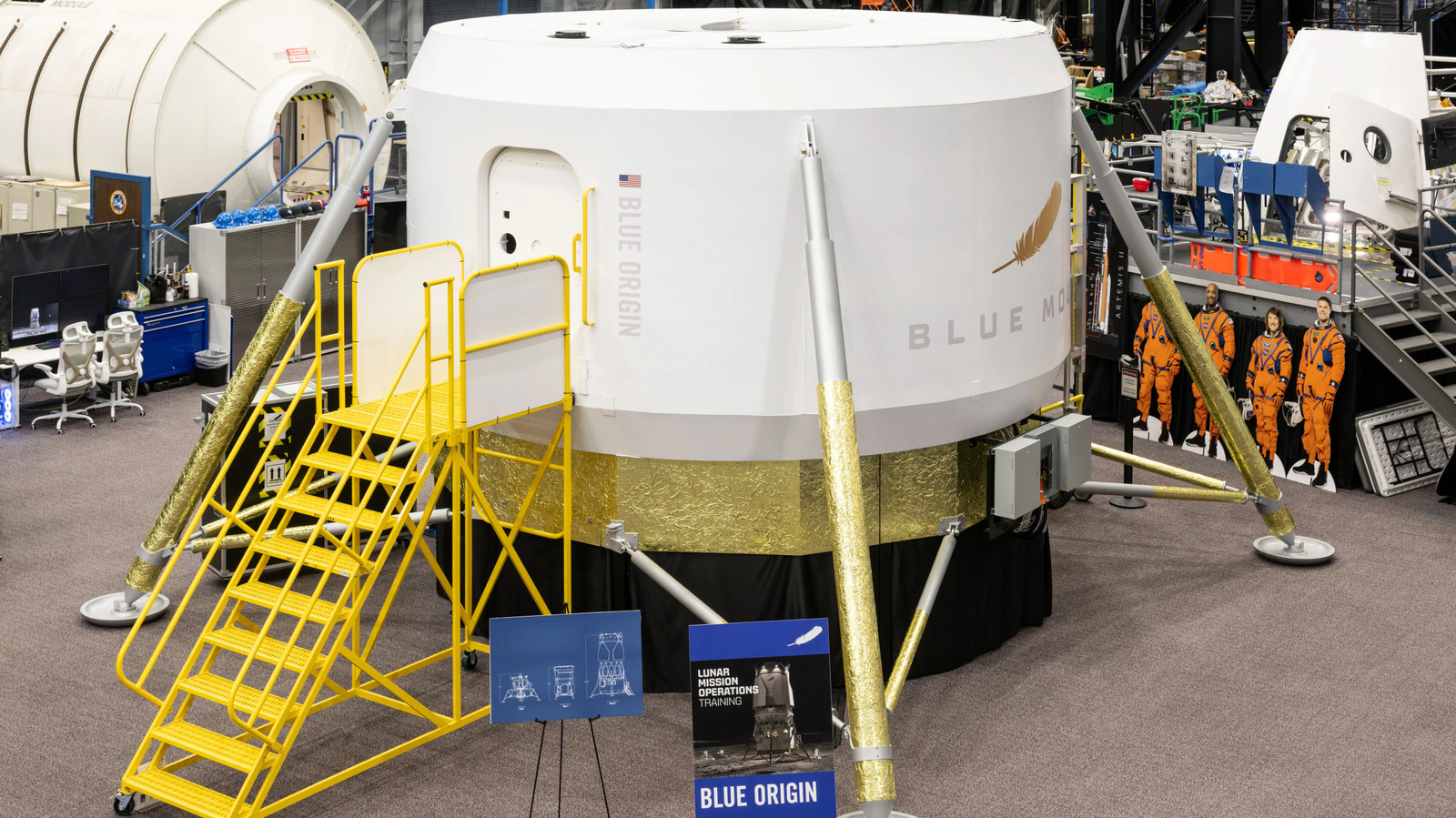 NASA Is Set To Begin Training With A Prototype Of Blue Origin’s Crew Moon Lander NASA Is Set To Begin Training With A Prototype Of Blue Origin’s Crew Moon Lander