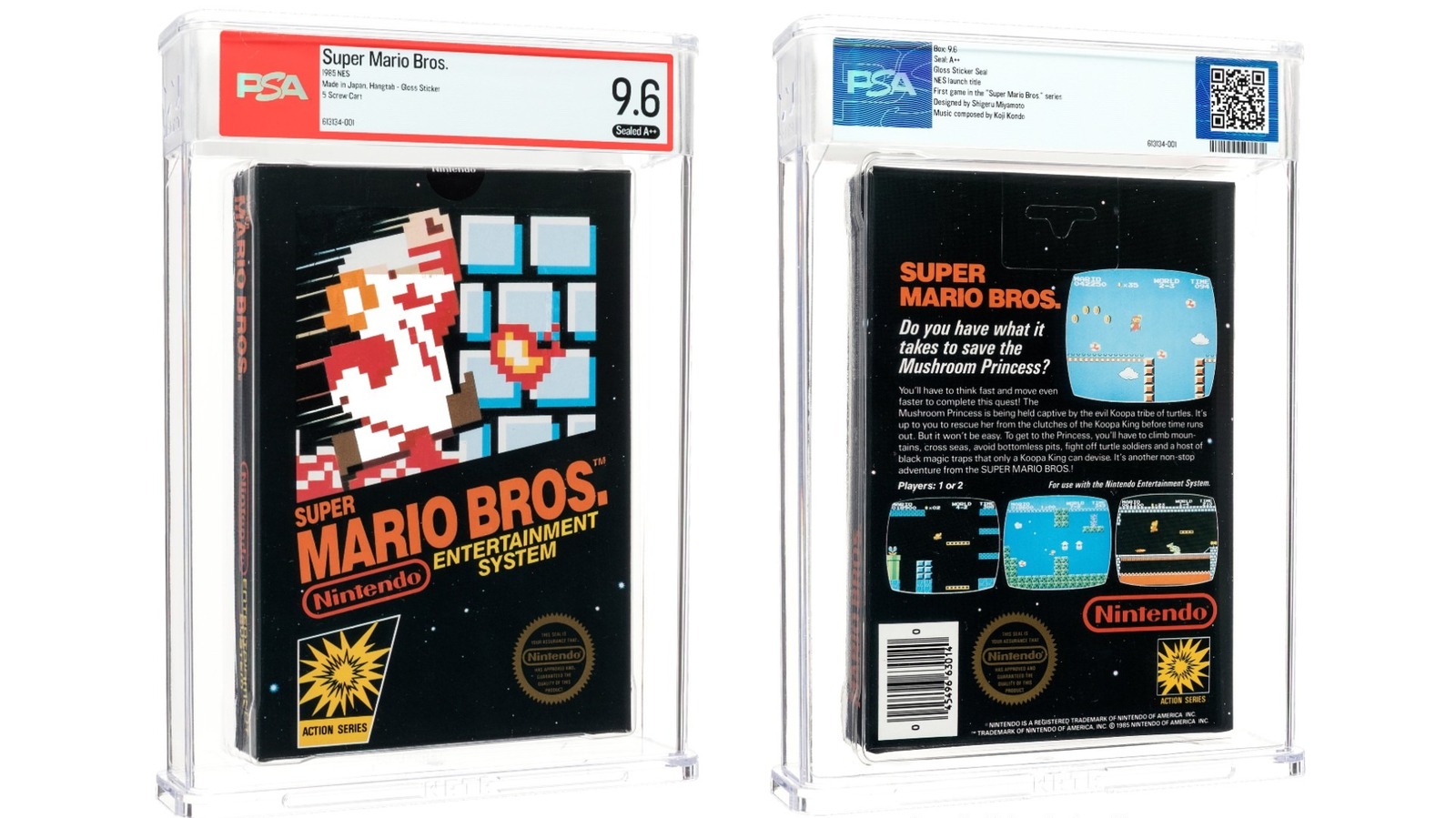 A Rare Sticker-Sealed Copy Of Super Mario Bros. Just Sold For Million A Rare Sticker-Sealed Copy Of Super Mario Bros. Just Sold For Million