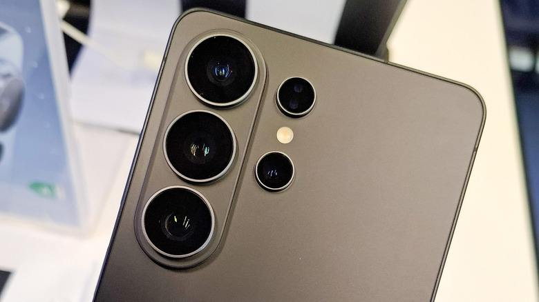 The back of the Galaxy S26 Ultra with all its cameras.